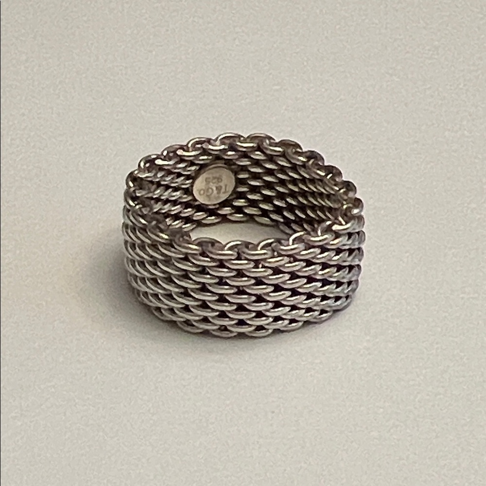 Tiffany & Co. Silver Mesh Ring